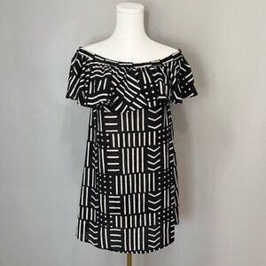 Madewell Off Shoulder Rio Dress Arrows Size S